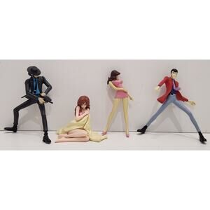 Lupin The III Third Lot Of 4 Figures Fujiko Mine Daisuke